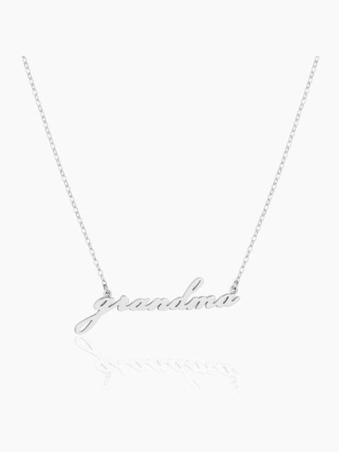 THATCH Grandma Script Necklace