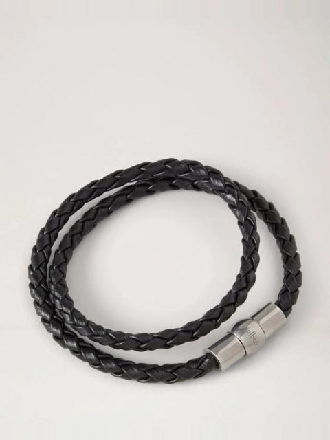 Mulberry Iris Woven Double Leather Bracelet
