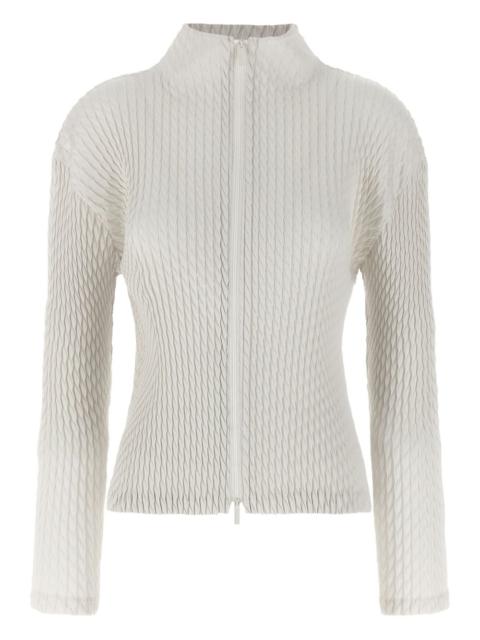 ISSEY MIYAKE high-neck cardigan