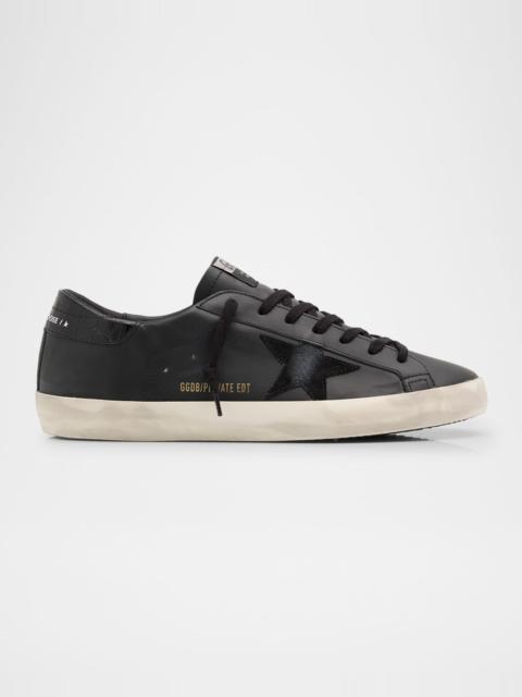 Golden Goose Men's Super-Star Low-Top Leather Sneakers