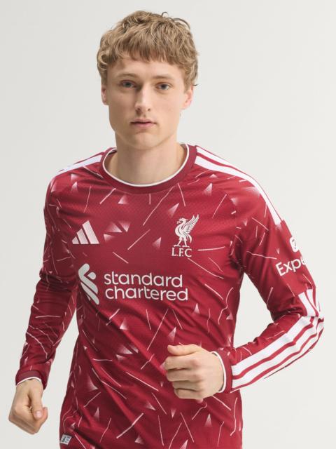 adidas Liverpool FC 26/27 Home Authentic Jersey Long Sleeve