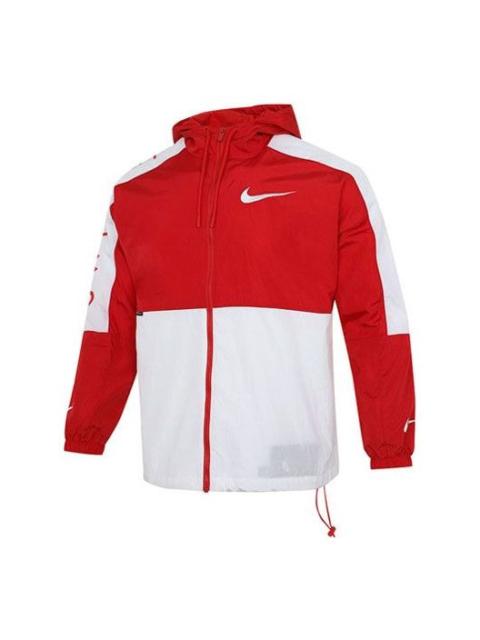Nike Nike AS Men's Nike Sportswear SWSH JKT Jacket WVN University Red DJ4131-657