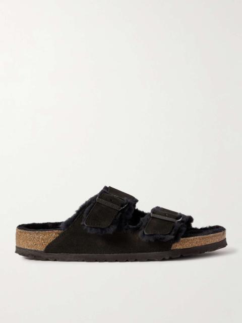 Arizona Shearling-Lined Suede Sandals