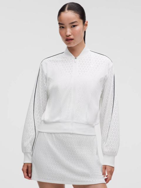 lululemon Ace Advantage Knit Mesh Tennis Jacket