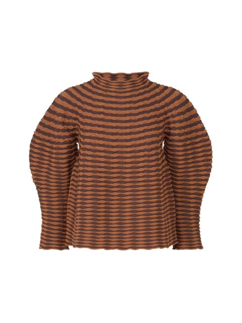 Pleats Please Issey Miyake COLORFUL MUSHROOM KNIT