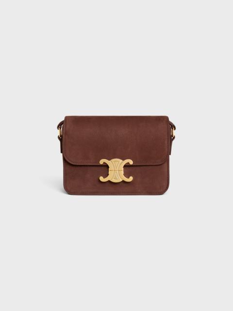 CELINE TEEN TRIOMPHE BAG IN Grained Nubuck Calfskin