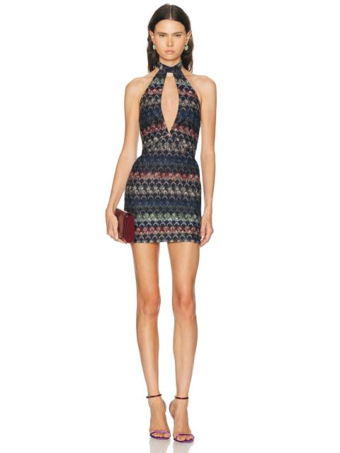 Missoni Keyhole Halter Mini Dress