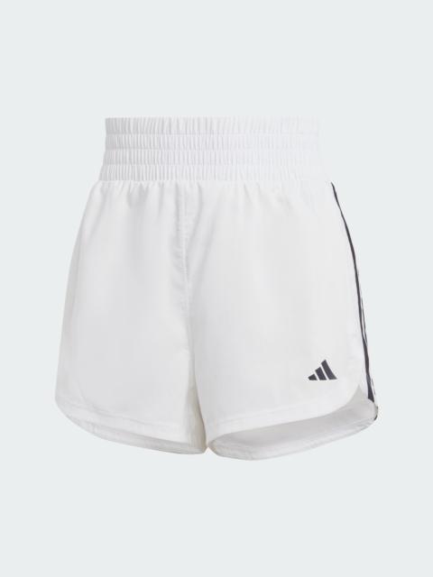 Pacer Training 3-Stripes Woven High-Rise Shorts