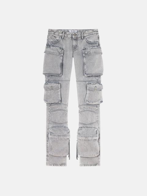 THE ATTICO ''ESSIE'' LIGHT GREY LONG PANTS