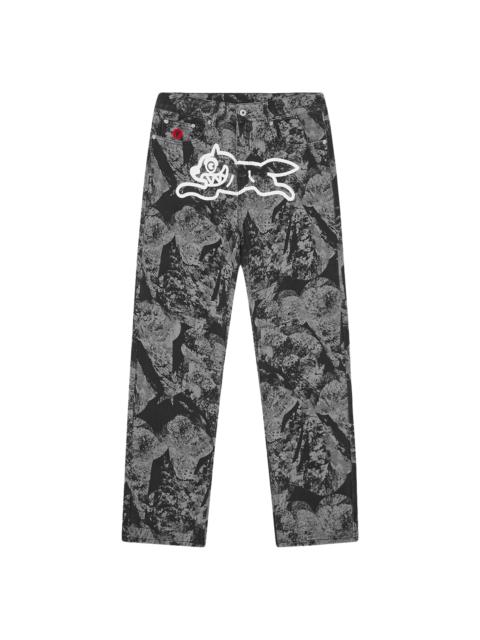 ICECREAM CONE STAMP DENIM PANTS