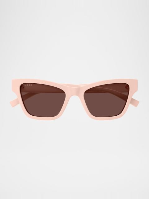 Lines 53mm Acetate Cat-Eye Sunglasses