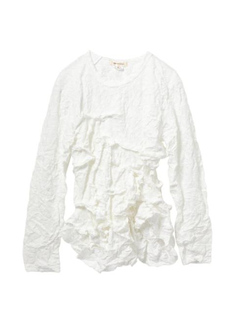 Comme Des Garçons ruffled top