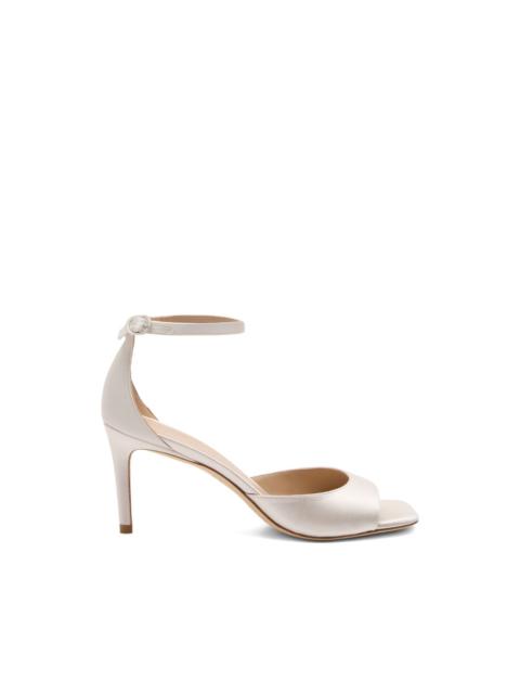 Stuart Weitzman Nudistia square-toe ankle-strap sandals