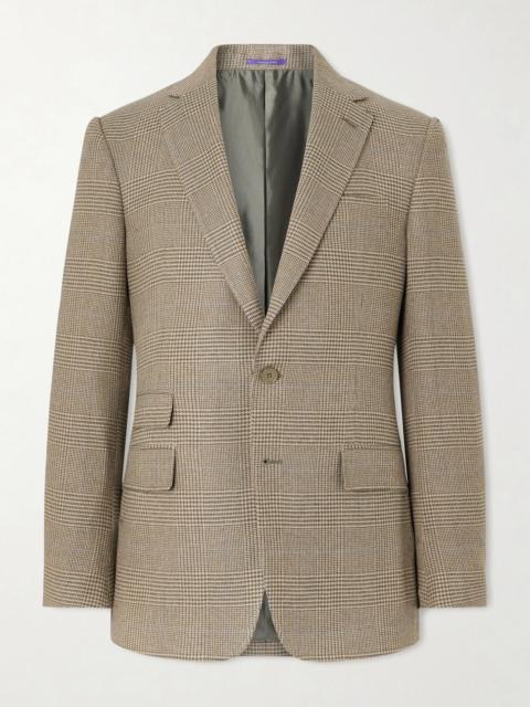 Ralph Lauren Checked Silk, Wool and Cashmere-Blend Suit Jacket