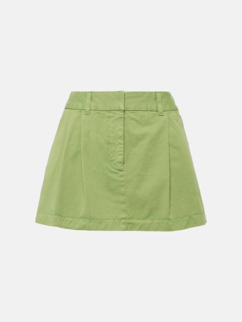 Stella McCartney Bubble pleat-detailed cotton skirt