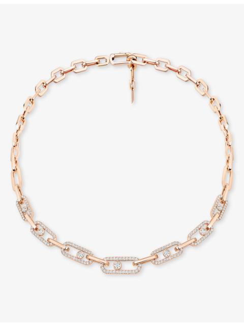 MESSIKA Move Link Rose-Gold And 2.55ct Diamond Necklace