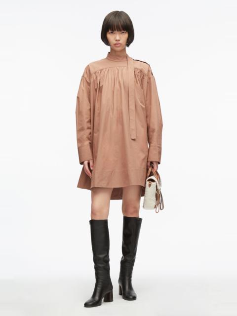 3.1 Phillip Lim Gathered Poplin Mini Dress