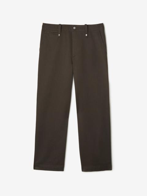 Burberry Cotton Satin Trousers