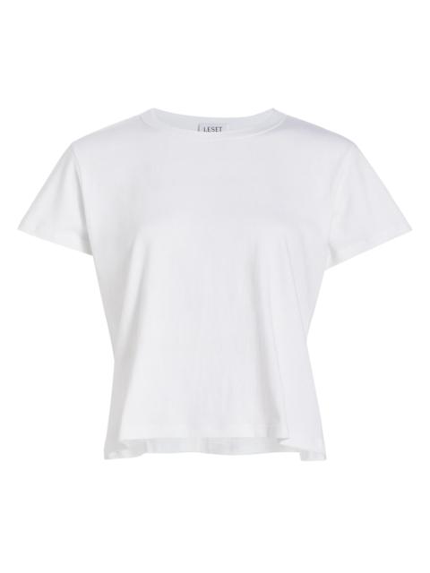 LESET Women's Margo Cotton T-Shirt - White