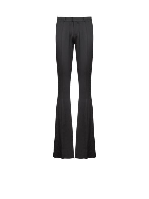 Balmain Tailored bootleg grain de poudre trousers