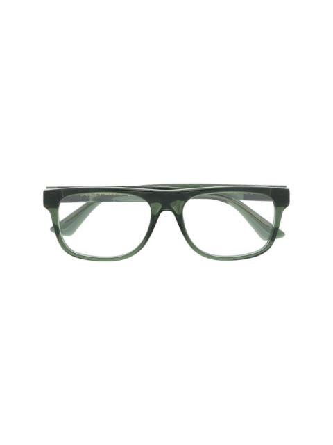 GUCCI square frame glasses