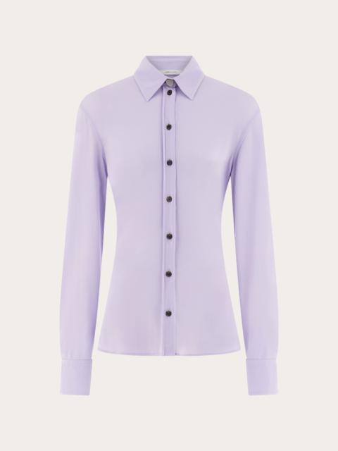 FERRAGAMO Stretch jersey shirt