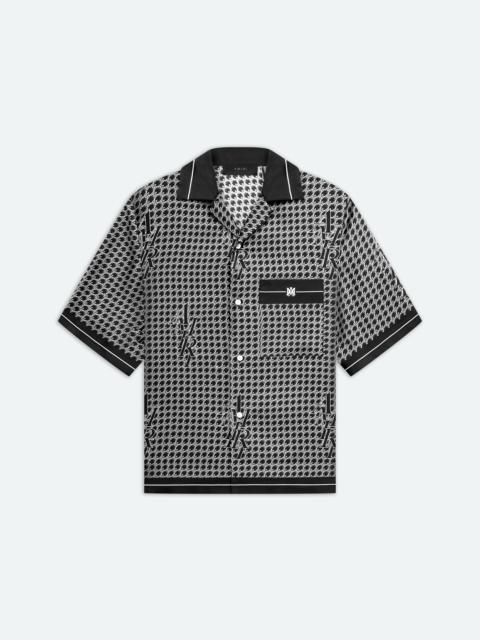 AMIRI AMIRI HOUNDSTOOTH BOWLING SHIRT