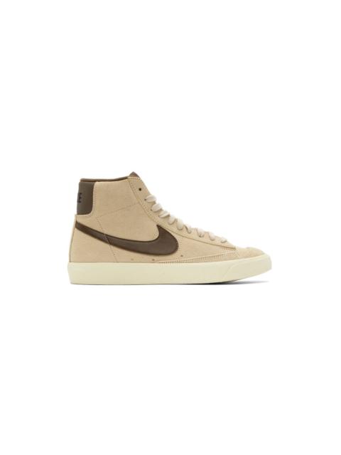 Nike Beige Mid '77 Premium Sneakers