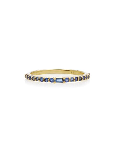 ILA Manava 14K Gold Sapphire Ring blue