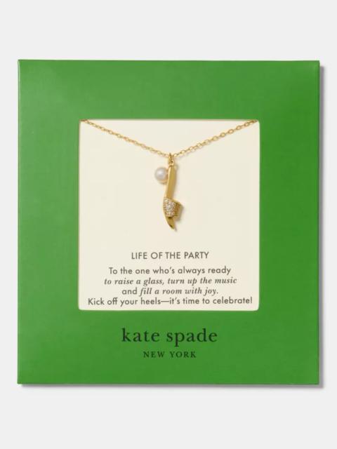 kate spade Life Of The Party Carded Pendant