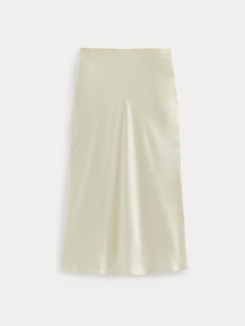 EVERLANE SLIP SKIRT IN SILK CHARMEUSE