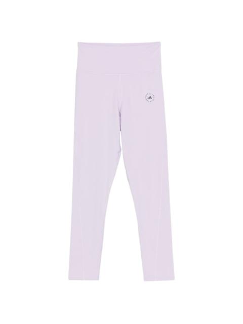 adidas logo high-waisted leggings