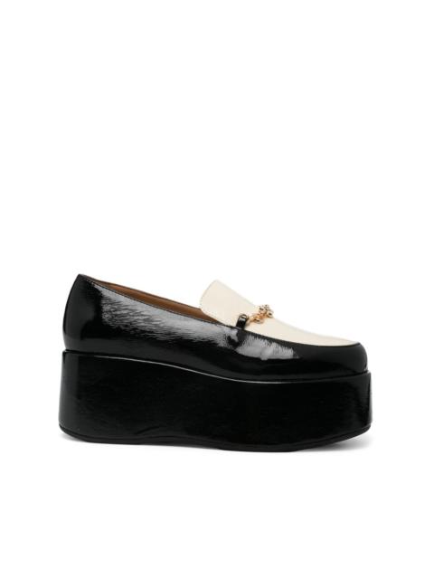 GANNI 70mm platform loafers