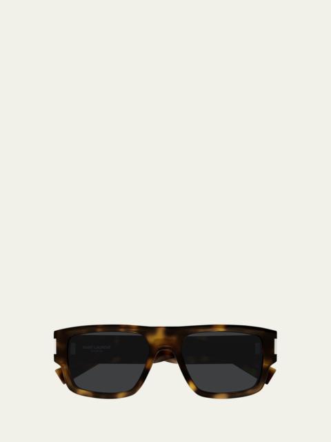 Men's SL 659 Acetate Rectangle Sunglasses