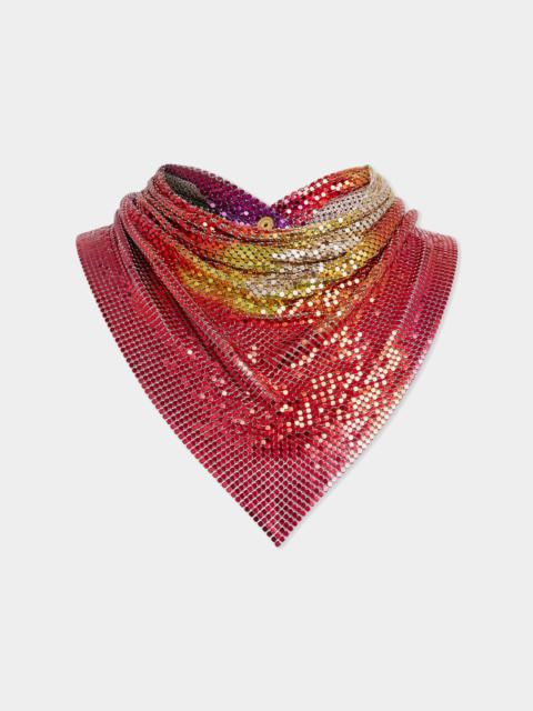 rabanne PIXEL SCARF IN GRADIENT CHAINMAIL