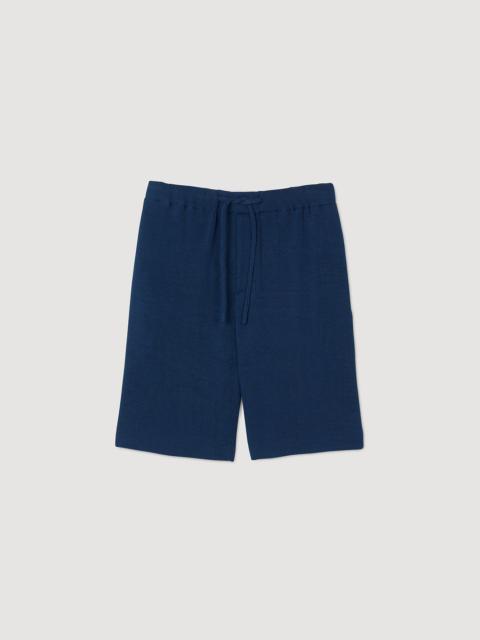 Sandro PLEATED BERMUDA SHORTS