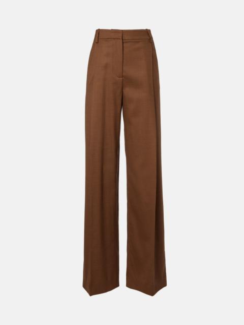 Oscar de la Renta Virgin wool wide-leg pants