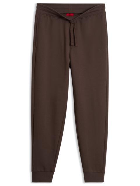 HUGO COTTON CASUAL PANTS WITH ELASTICIZED CUFFS
