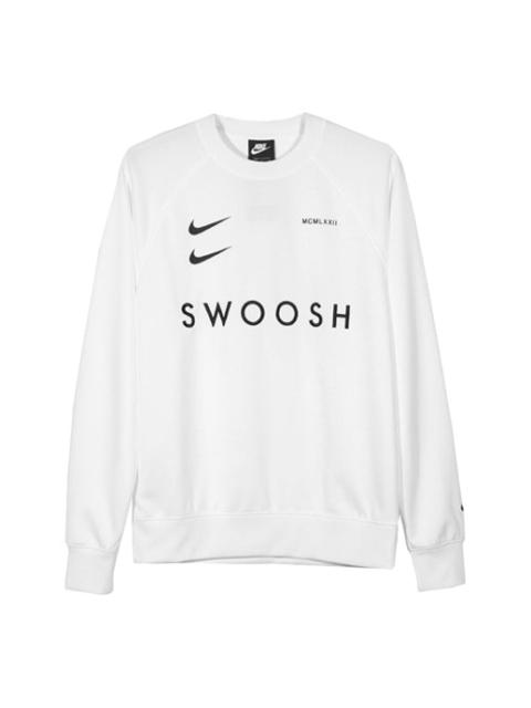 Nike Nike Sportswear Swoosh Sweatshirt For Men White CJ4841-100