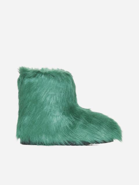 Olivia faux fur ankle boots
