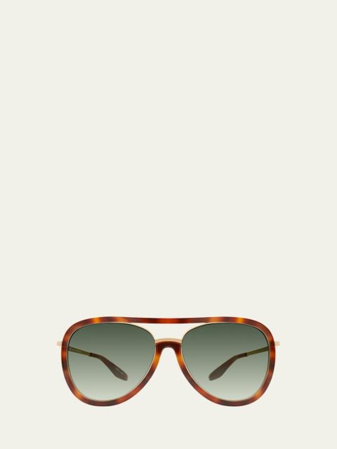 BARTON PERREIRA Fossett Aviator Sunglasses