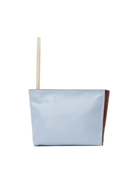 Marni Blue & Burgundy Museo Pouch