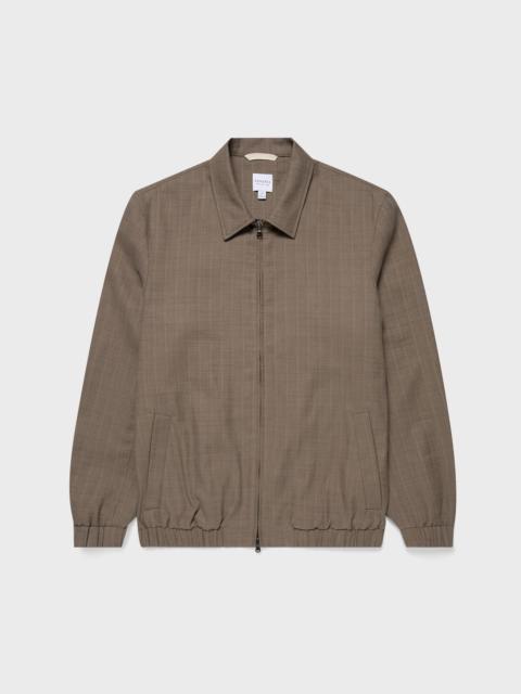 Sunspel Cotton Raffia Blouson Jacket