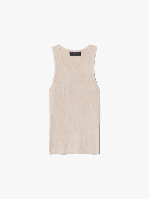 LOTTIE SILK KNIT TANK