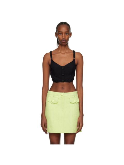 Moschino Black Button Camisole