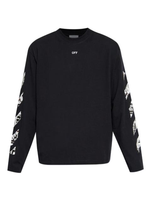Off-White long-sleeved graphic T-shirt