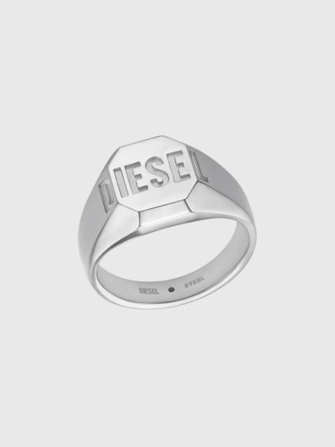 Diesel STAINLESS STEEL SIGNET RING