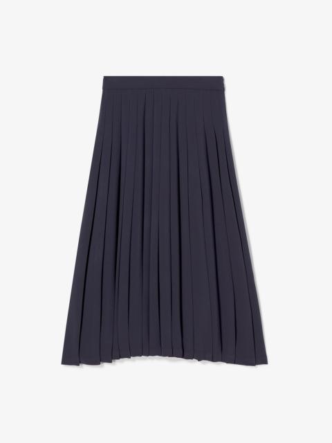 M.M.LaFleur Plaka Pleated Skirt - Everyday Crepe with Topstitch