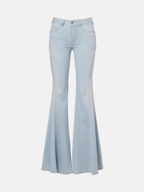 AG Jeans Ibiza high-rise flared jeans