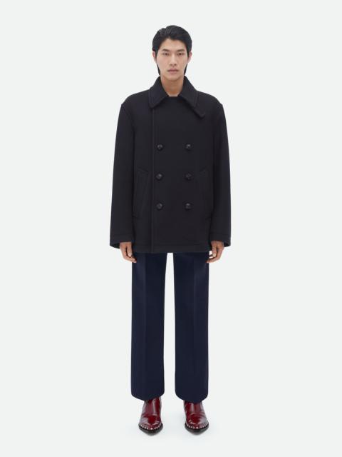 Bottega Veneta wool and cashmere peacoat